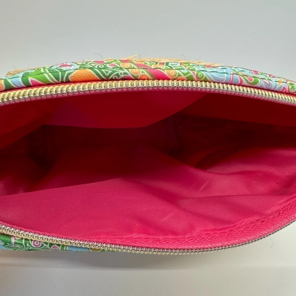 NWT Estée Lauder wicker cosmetic bag